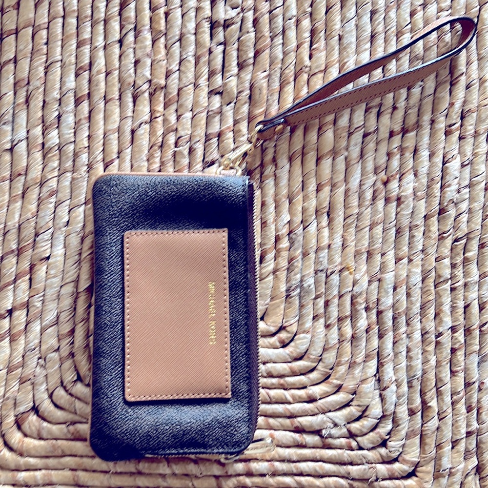 Michael Kors dual pocket clutch
